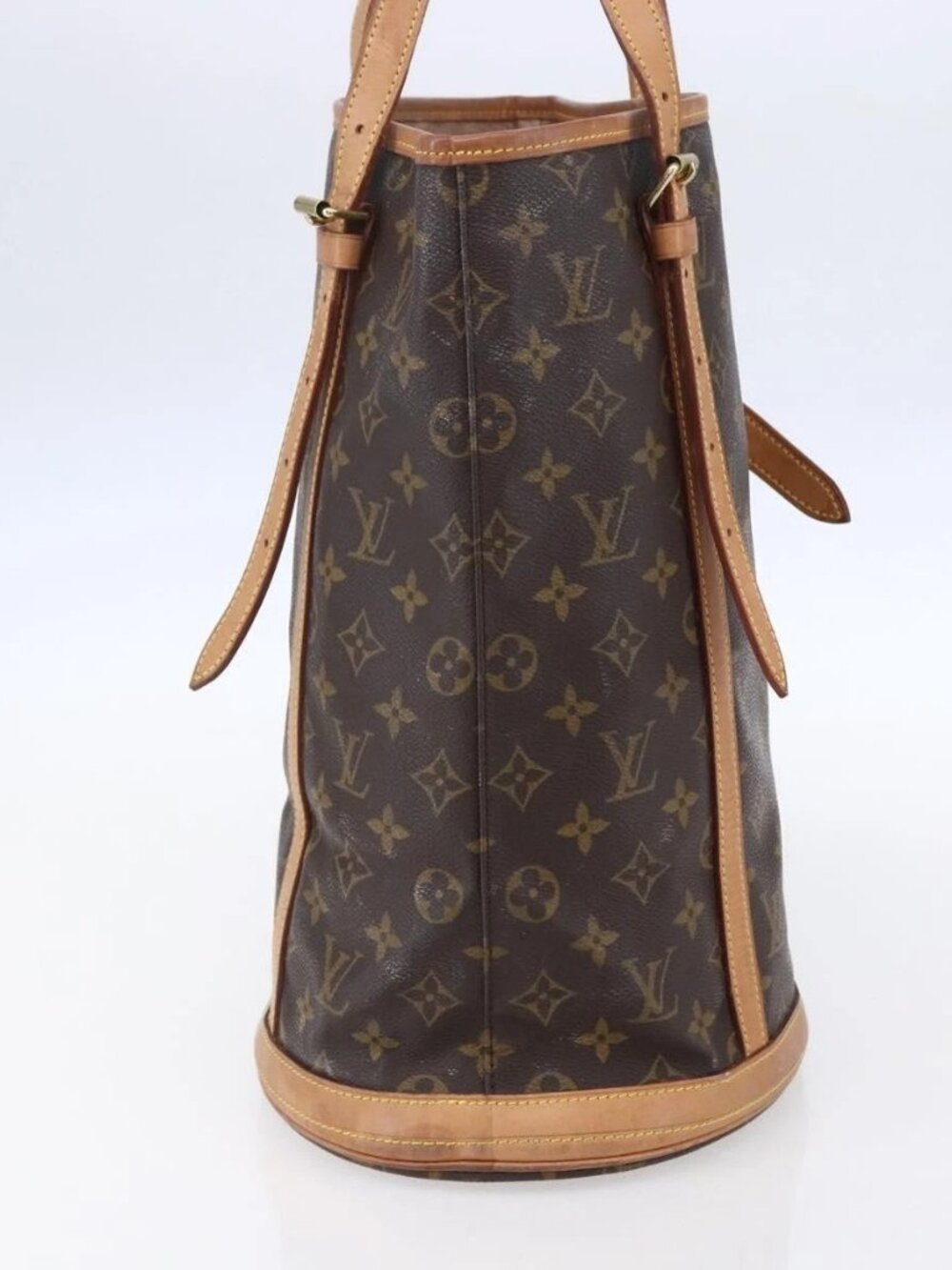 LOUIS VUITTON Monogram Bucket GM Shoulder Bag M42236 LV Auth 153920 - Picture 4 of 16